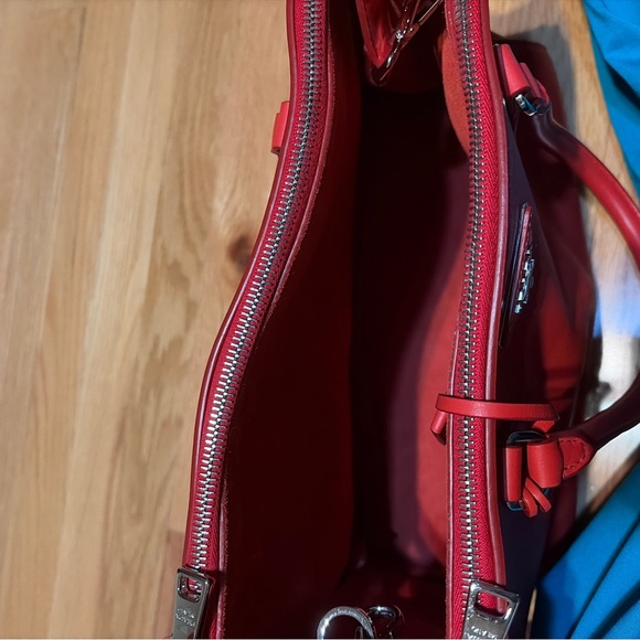 Prada Vibrant Red Saffiano Leather Tote - Picture 11 of 14